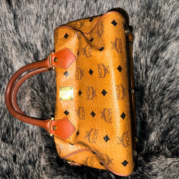 MCM Tan Leather Satchel - Picture 2 of 5